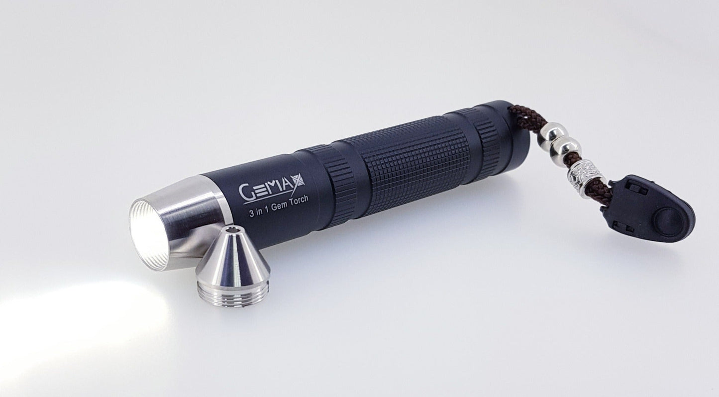 Gemax Gem Torch 2in1 (Wht+UV)