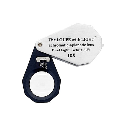 UV+LED Loupe 10X