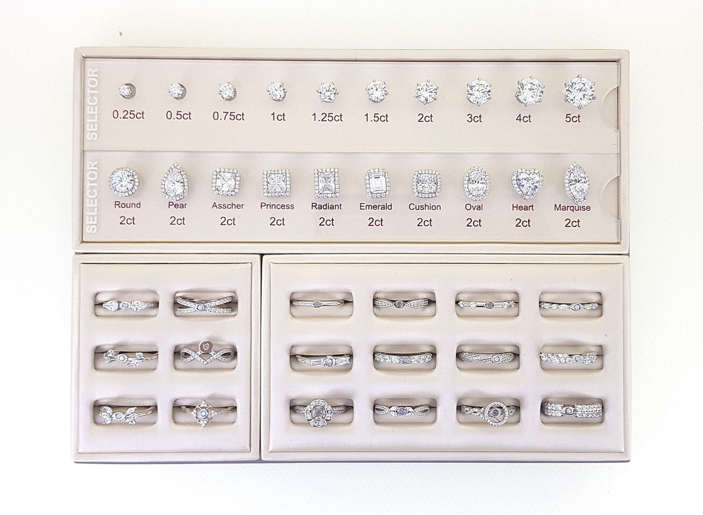Silver 925 Ring Builder CZ Set - Small