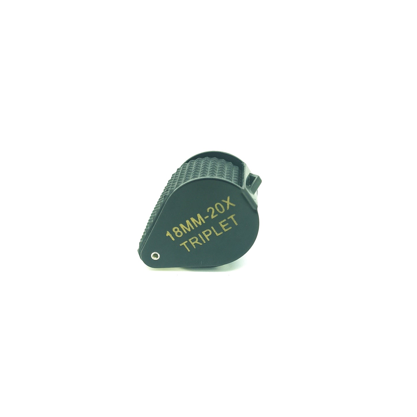 Black Rubber Grip Loupe 18mm20X