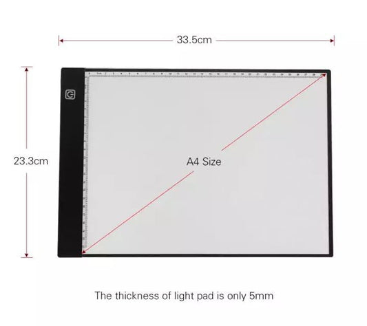 LED Light Pad - A4 (Small)